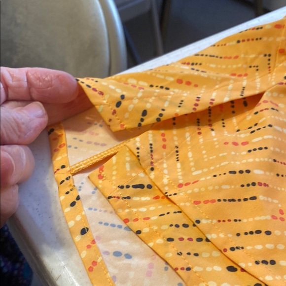 CALIA by Carrie Underwood Orange Bubble Mini Shorts - Picture 2 of 5